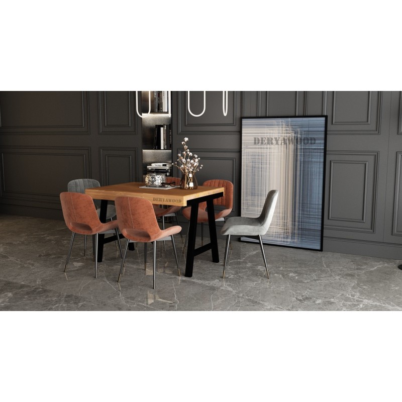 Acrap Kütük Ahşap Çalışma Masası