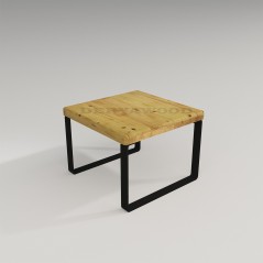 Cedrus Doğal Ahşap Yan Sehpa