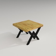 Ruta Masif Ahşap Yan Sehpa