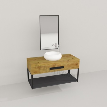 Wind Ahşap Banyo Rafı