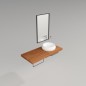 Genus Ahşap Hilton Banyo Rafı
