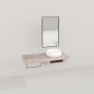 Genus Ahşap Hilton Banyo Rafı