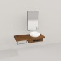 Genus Ahşap Hilton Banyo Rafı