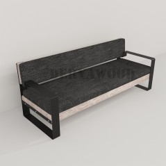 Floor Masif Ahşap Koltuk Takımı 3+2+1+1