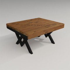 Walnut Doğal Ağaç Orta Sehpa