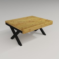 Billet Masif Ahşap Orta Sehpa