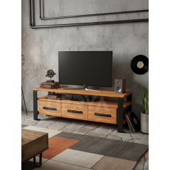 Sea Masif Ahşap 3 Çekmeceli Tv Sehpası