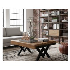 Walnut Doğal Ağaç Orta Sehpa