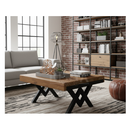 Walnut Doğal Ağaç Orta Sehpa