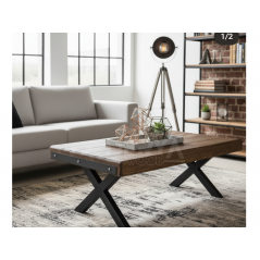 Billet Masif Ahşap Orta Sehpa