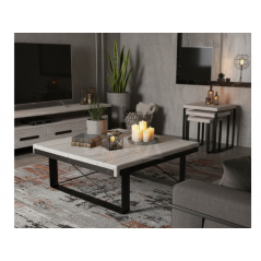 Team Doğal Ahşap Orta Sehpa