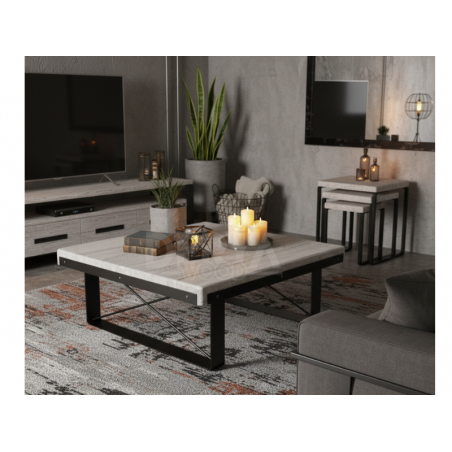 Team Doğal Ahşap Orta Sehpa