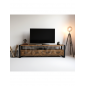 Deryawood Bell Doğal Ahşap Çekmeceli Tv Ünitesi
