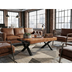 Grop Ahşap Ofis Sehpa