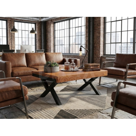 Grop Ahşap Ofis Sehpa