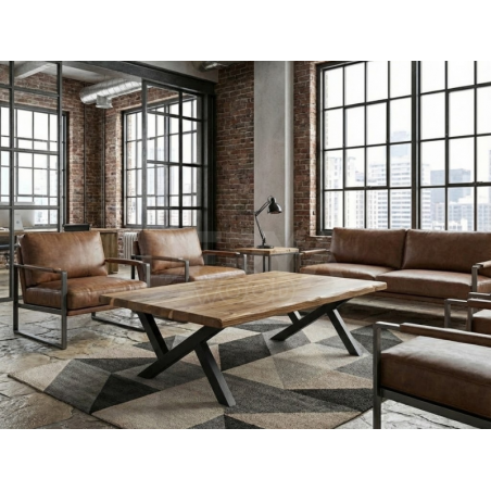 Natura Masif Ahşap Ofis sehpa