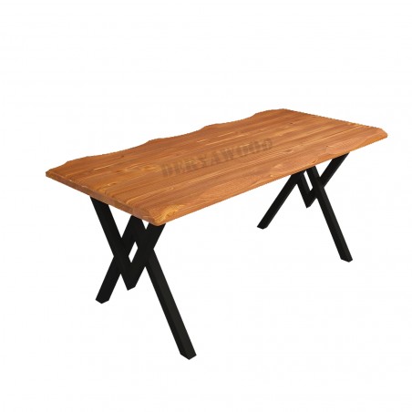 Laurus Masif Ahşap Sulamalı Yemek Masası