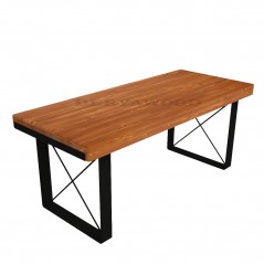 Lotus Doğal Ahşap Yemek Masası