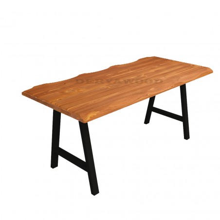 Atair Masif Ağaç Sulamalı Yemek Masası