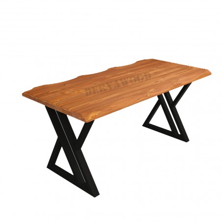 Pinus Doğal Ahşap Sulamalı Mutfak Masası