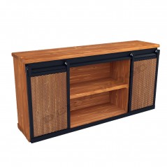 Genus Masif Ahşap Sürgülü Konsol