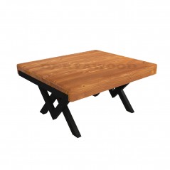 Walnut Doğal Ağaç Ofis Sehpa