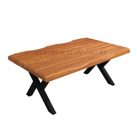 Quer Doğal Ağaç Sulamalı sehpa