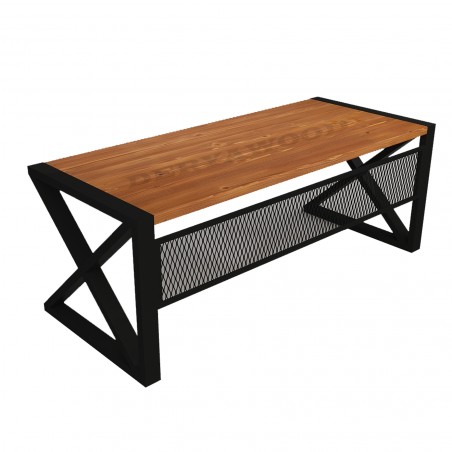 Leva Masif Ahşap Ofis Masası