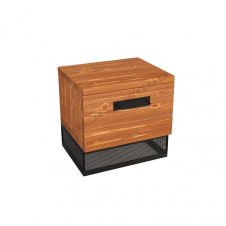 Nova Masif Ahşap Çekmeceli Komodin