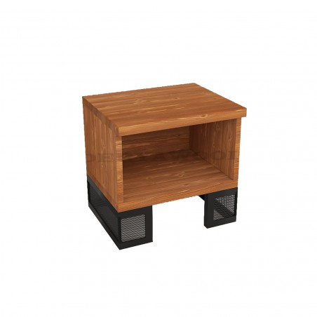 Mar Ahşap Raflı Komodin