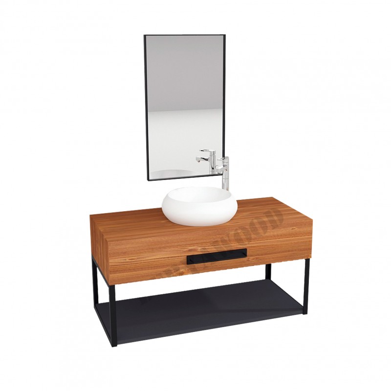 Wind Ahşap Banyo Rafı