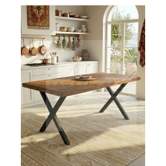 Alphard Doğal Ahşap Mutfak Masası