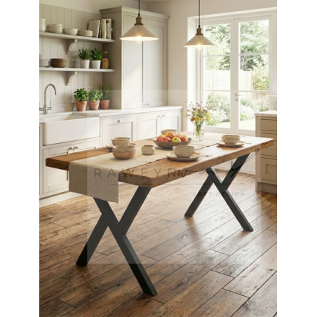 Anteres Doğal Ahşap Mutfak Masası