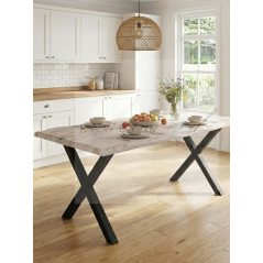 Picea Doğal Ağaç Sulamalı Mutfak Masası