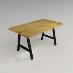 Agena Doğal Ahşap Mutfak  Masası